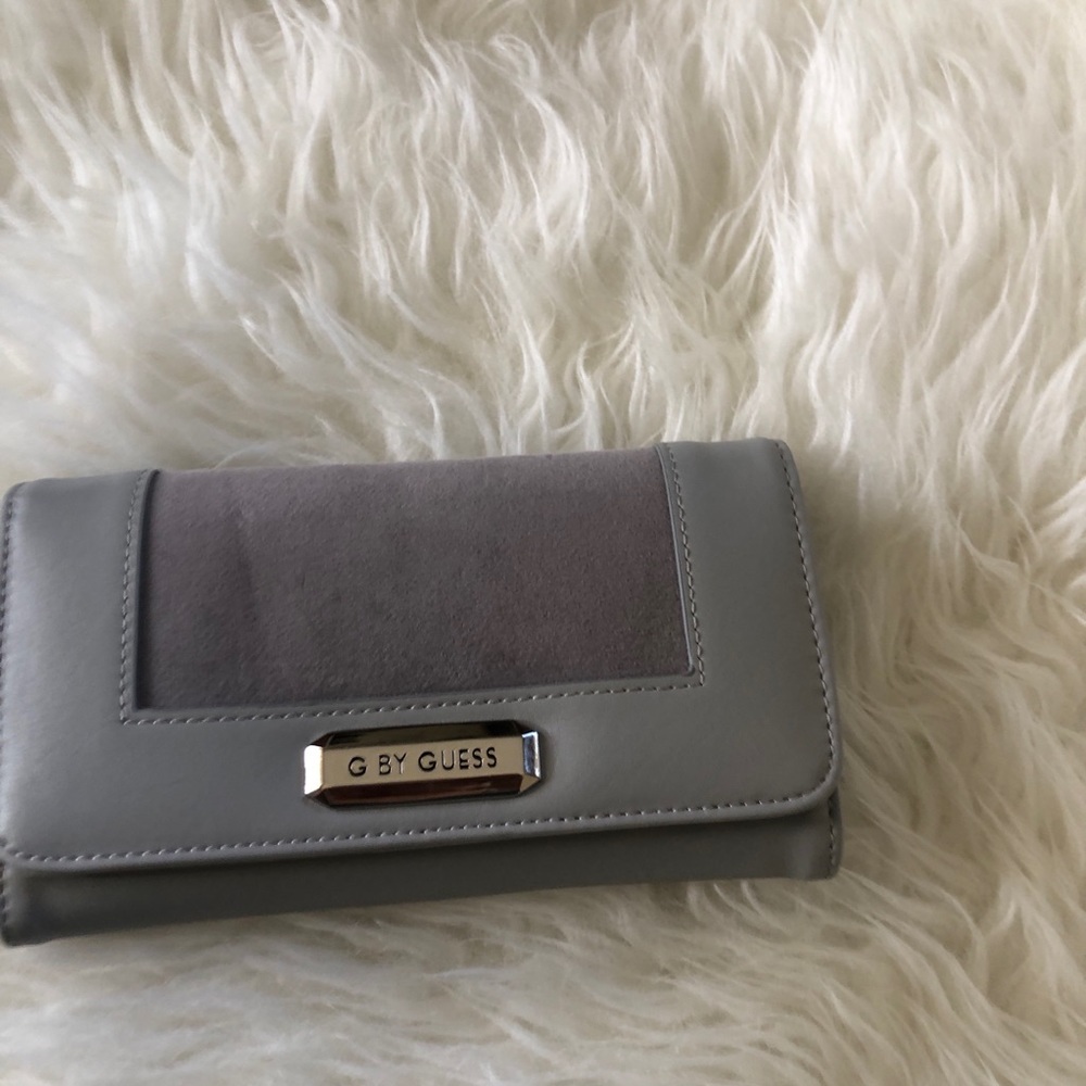 G by guess silver wallet